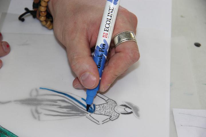 Produktbild Talens Ecoline Brush Pen (Türkisblau, 1 x)