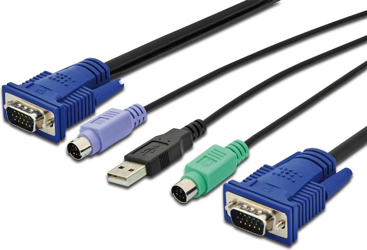 Image du produit Digitus Câble KVM pour consoles KVM, 5m