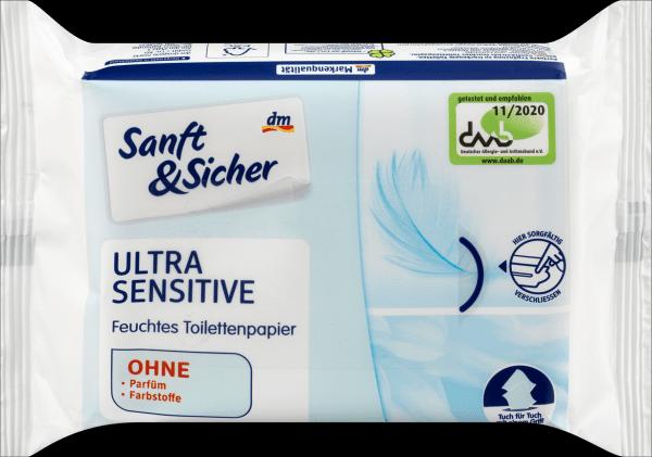 Produktbild dm Sanft&Sicher Ultra Sensitive (1 x)