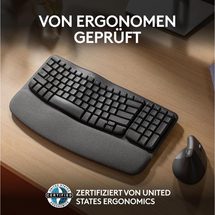 Image du produit Logitech Wave Keys (CH, Sans fil)