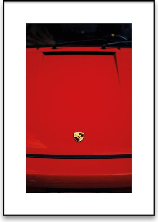 Actual product image Plakativ Porsche Rot Poster A2 (59.4 x 42 cm)