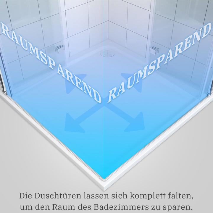 Image du produit SONNI Cabine de douche (100 cm, 100 cm, 195 cm)