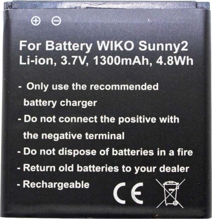 Actual product image Wiko Sunny 2 battery, 2510