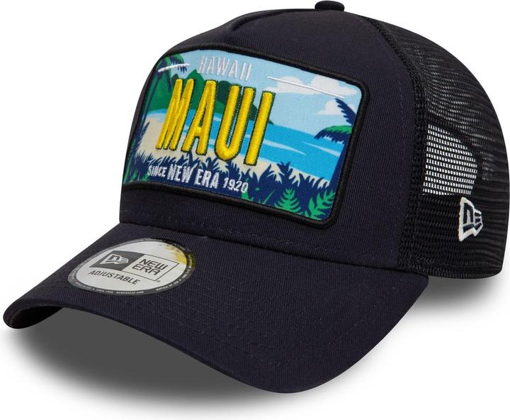 New Era Trucker Cap - License Plate Hawaii Maui (One Size)
