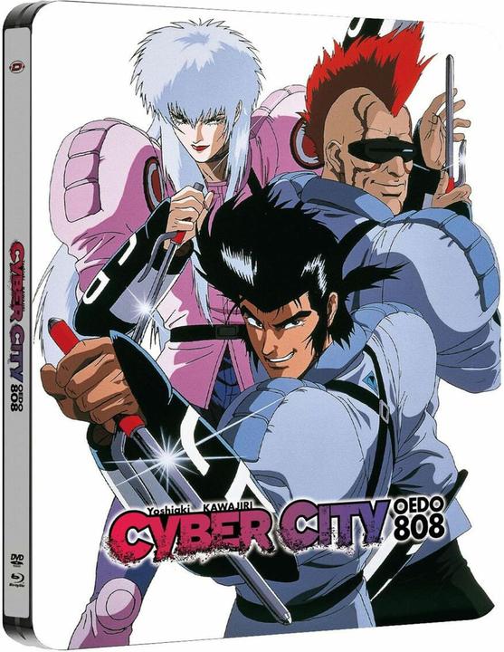 Actual product image Cyber City Oedo 808 - 3 OVAs - Steelbook - A4 Collector's Edition (DVD+Blu-ray) (Blu-ray)