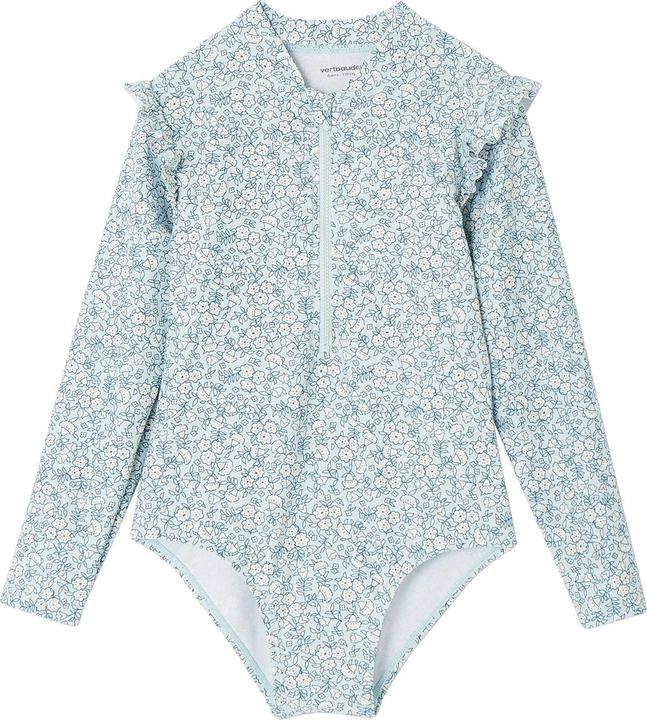 Vertbaudet Langärmeliger Mädchen Badeanzug mit UV-Schutz Oeko-Tex