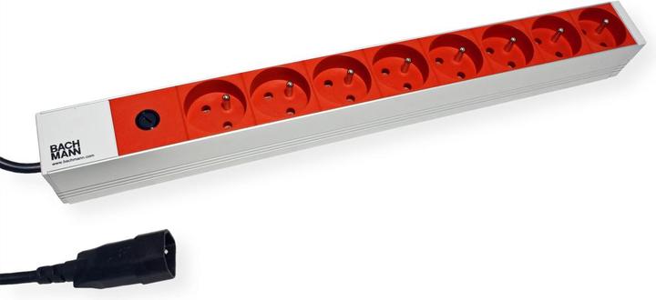 Actual product image Schrack NapÃ¡jecÃ panel PDU 19",8xÄOESN,1xC14,,1U,cable