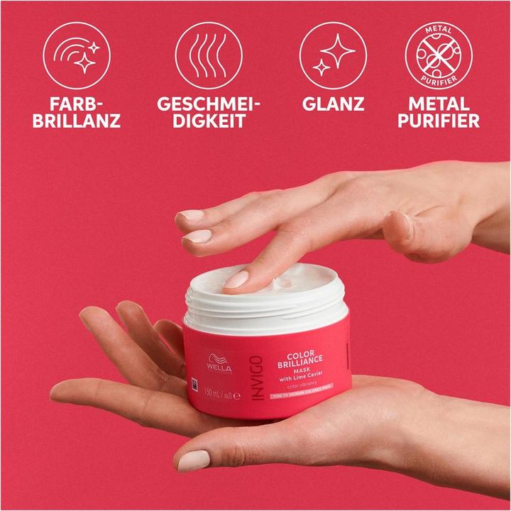 Actual product image Wella Invigo Color Brilliance Mask Fine to Medium Coloured Hair (30 ml)