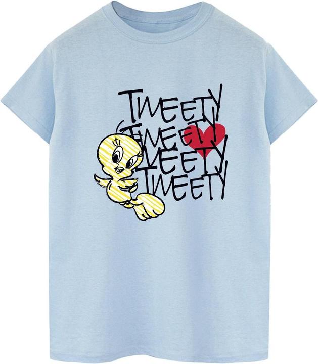 Image du produit Looney Tunes - T-shirt TWEETY LOVE HEART - Femme (M)