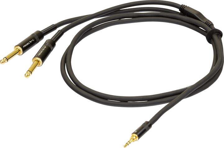 Produktbild Proel Y-Mono (1.50 m, 3.5mm Klinke (AUX), 6.3mm Klinke (Jack))