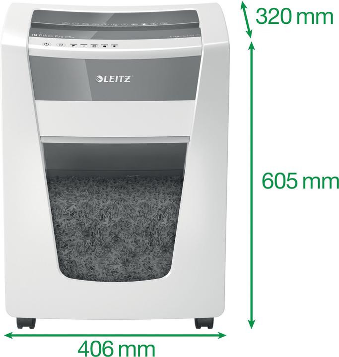 Produktbild Leitz Aktenvernichter IQ Office Pro P5 Partikelschnitt 30 (Microschnitt)