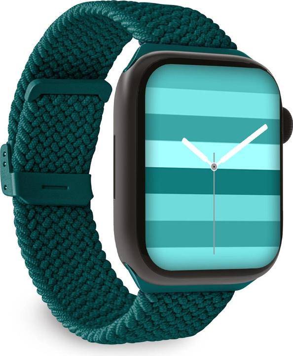 Produktbild SBS Uhrband Apple Watch 38-40-41 mm mit Clip-on-Verschluss, Jadegrün (Nylon)