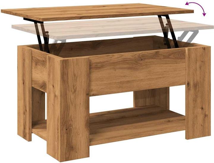 Immagine prodotto VidaXL Couchtisch Artisan-Eiche 79x49x41 cm Holzwerkstoff