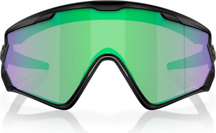 Actual product image Oakley Wind Jacket 2.0 (Mat Black, Prizm road jade)