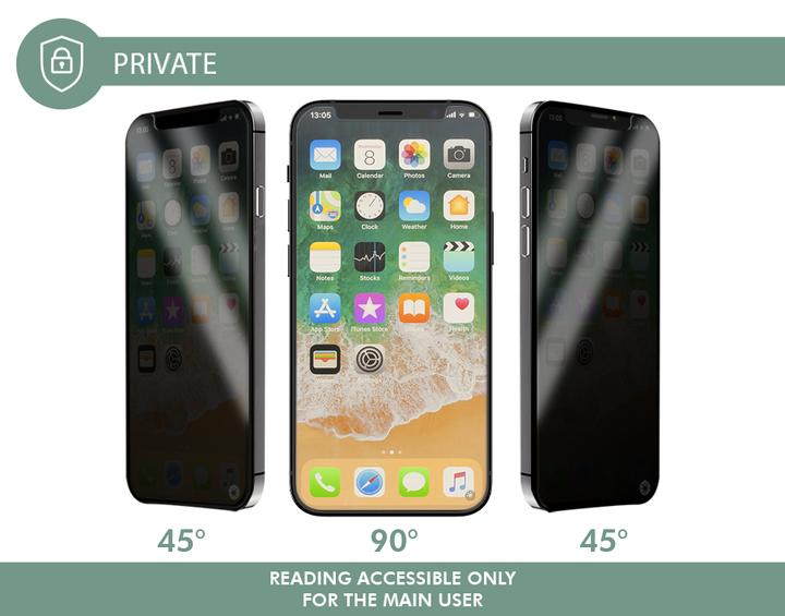 Immagine prodotto Bigben Connected Protezione dello schermo in vetro privacy (1 Pezzo/i, Apple iPhone SE)
