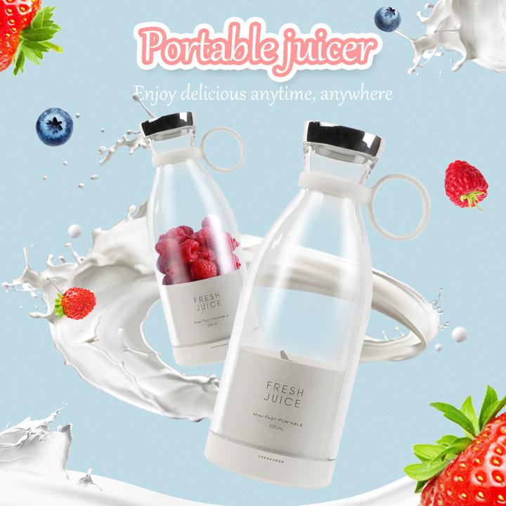 Actual product image PhoneLook Fresh Juice Smoothie Maker mixeur 350ml portable blender avec station de charge à induction USB