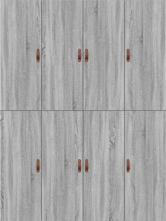 Produktbild VidaXL Stauraumbett Grau Sonoma 140x200 cm (140 x 200 cm)