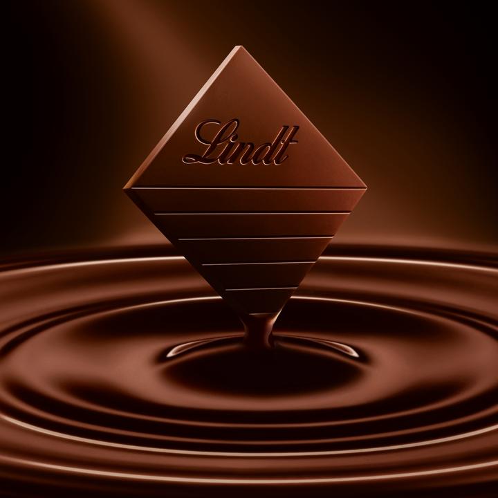 Actual product image Lindt Excellence Dark Lemon & Ginger Chocolate Bar (100 g)