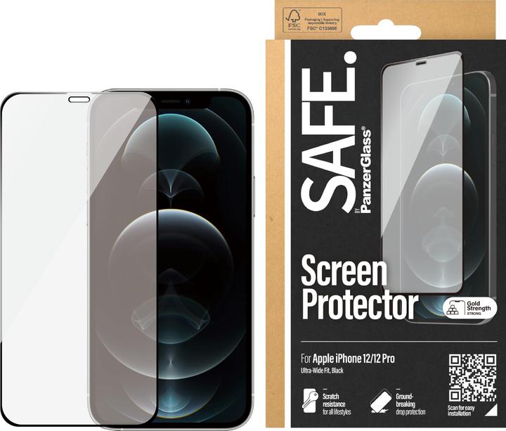 Produktbild Safe. Displayschutz Case Friendly (1 Stück, Apple iPhone 12, Apple iPhone 12 Pro)
