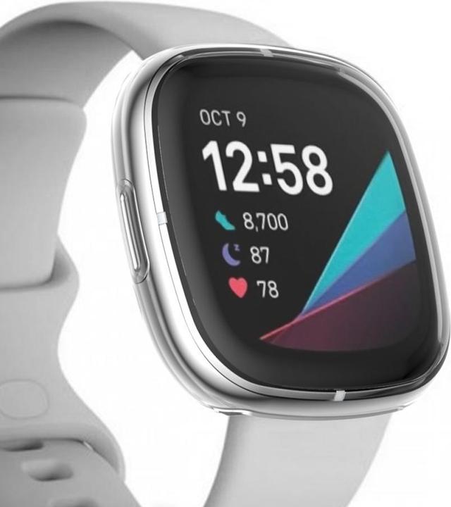 Produktbild Cover-Discount Fitbit Versa 3 / Sense - Gummi Schutz Case transparent