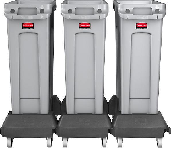 Actual product image kaiserkraft Trolley for recyclable containers (87 l)