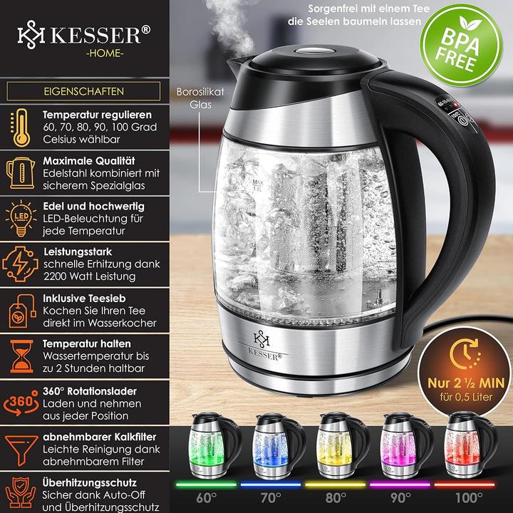 Actual product image Kesser Kettle 1,8L (1.80 l)