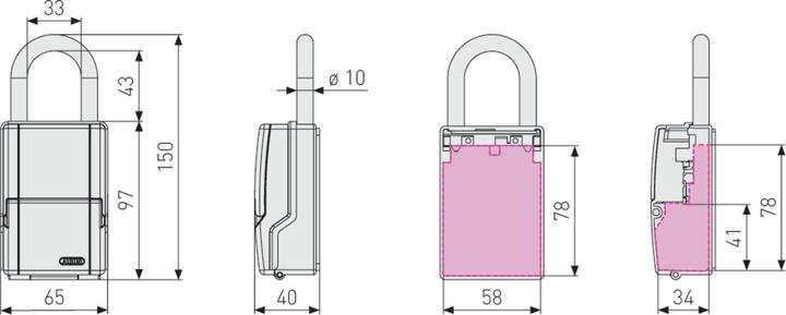 Produktbild Abus KeyGarage 737 Mini mit Bügel