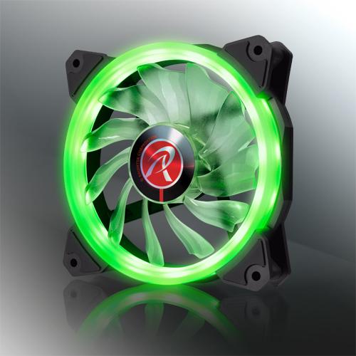 Actual product image Raijintek Iris 12 Rainbow A-RGB LED fan, set of 3 incl. controller (120 mm, 3 x)