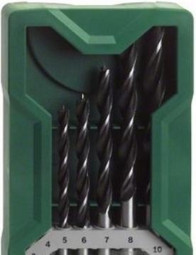 Produktbild Bosch Zubehör Mini-X-Line-Holzbohrer-Set, 7-teilig (8 mm, 10 mm, 4 mm, 3 mm, 5 mm, 6 mm, 7 mm)