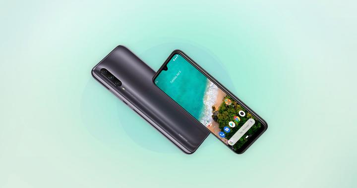 Produktbild Xiaomi Mi A3 (64 GB, Kind of Grey, 6.08", Hybrid Dual SIM, 48 Mpx, 4G)