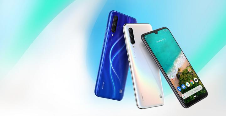 Produktbild Xiaomi Mi A3 (64 GB, Kind of Grey, 6.08", Hybrid Dual SIM, 48 Mpx, 4G)