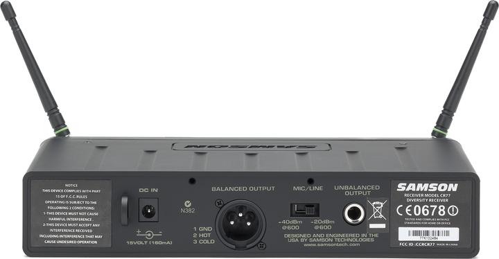 Actual product image Samson Airline 77 AH7 Headset System
