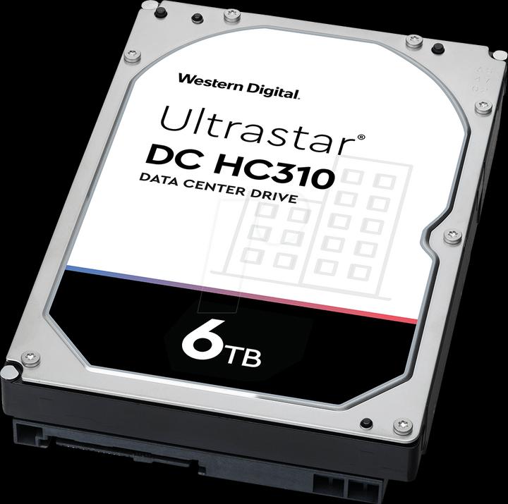 Image du produit WD Ultrastar DC HC310 (6 To, 3.5", CMR)