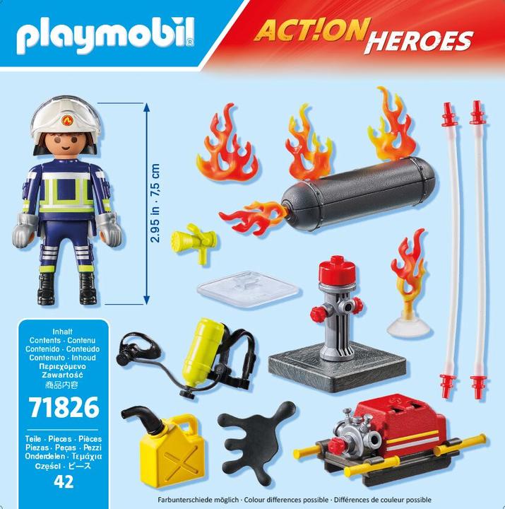 Produktbild Playmobil Löschung eines Gastanks (71826, Playmobil Action Heroes)