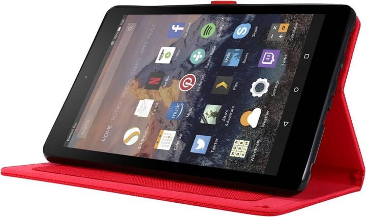 Produktbild König Design Schutz Hülle für Amazon Fire HD 8 (2020) Smart Cover Case Etui Tablet Tasche Neu (Fire HD 8 (2020))