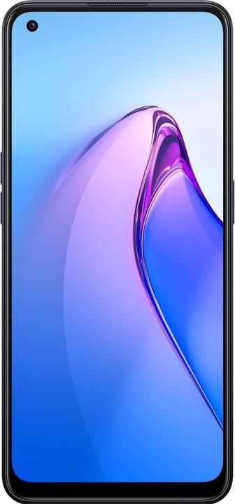 OPPO Reno 8 (256 GB, Nero brillante, 6.43", Doppia SIM, 50 Mpx, 5G)