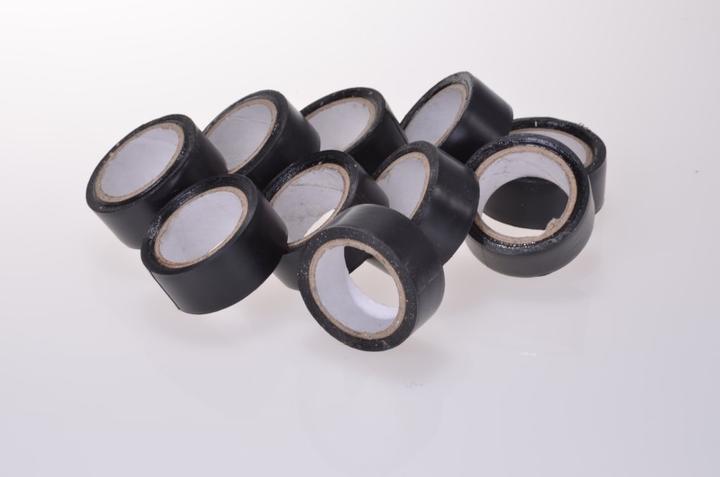 Produktbild Filmer 10 Rollen PVC-Klebeband schwarz (18 mm)