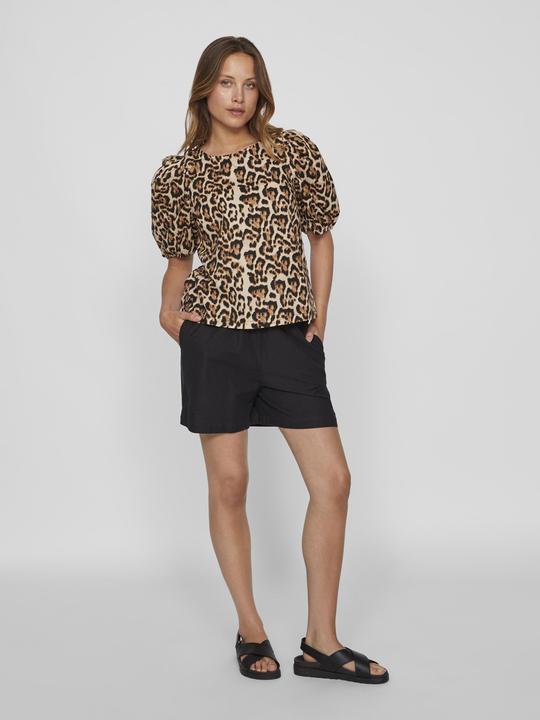 Actual product image Vila Leoprint top with short sleeves (36)
