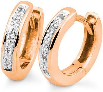 Produktbild Breuning Creolen - BRILL 0,09 Ct. H/si (750/18 K Gold)