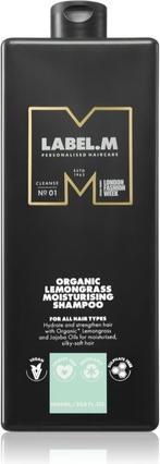 Label.M Lemongrass Zitronengras Feuchtigkeitsshampoo - 1000 ml (1000 ml, Flüssiges Shampoo)