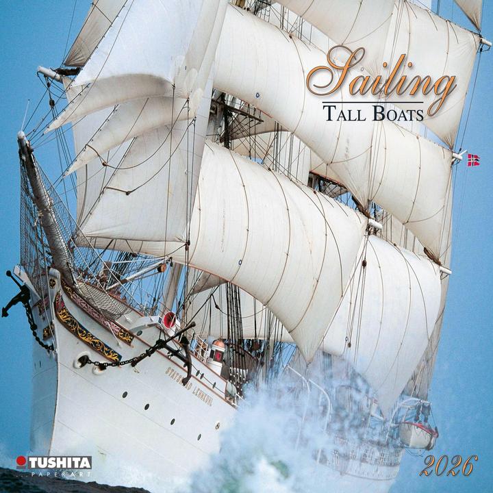 Produktbild Sailing tall Boats 2026 (30 x 30 cm, Italienisch, Französisch, Spanisch, Tschechisch, Englisch, Niederländisch, Polnisch, Deutsch)