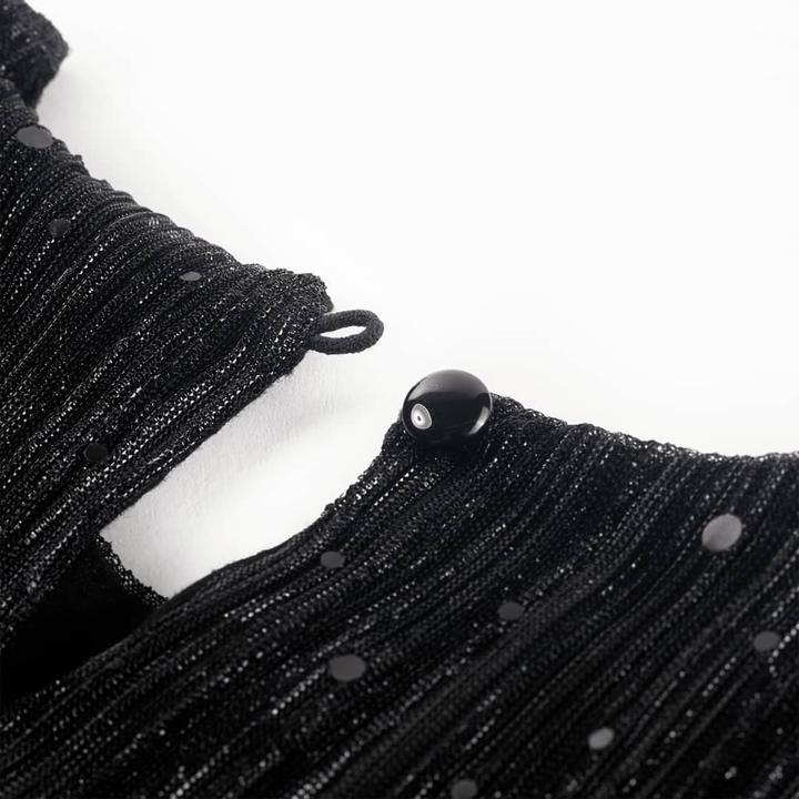 Produktbild VidaXL Kinderkleid mit Langen Ärmeln Schwarz 92,Aussenmaterial (92)