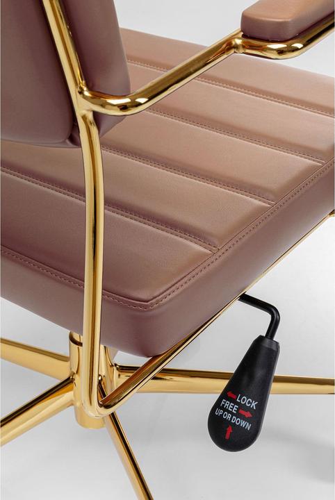 Image du produit Kare Design Chaise pivotante de bureau Dottore marron