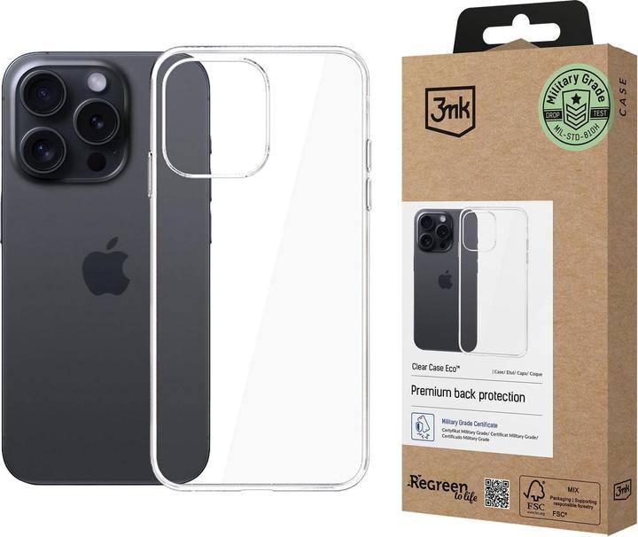 Actual product image 3MK ClearCase Eco iPhone 14 Pro Max GRS CU 1304127 (Apple iPhone 14 Pro Max)