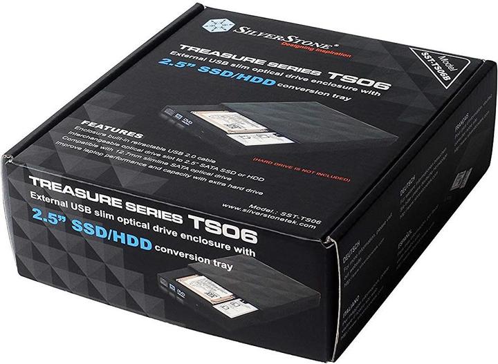 Actual product image Silverstone SST-TS06 drive enclosure
