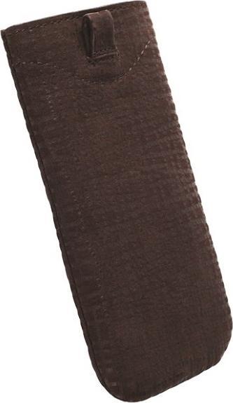 Actual product image Krusell Case Visby Pouch 3XL brązowy brown 95556 (138x72x10mm)