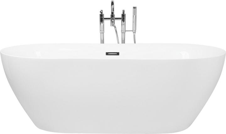 Image du produit Beliani Baignoire à poser blanche ovale 150 x 75 cm CARRERA (202 l, 75 cm)