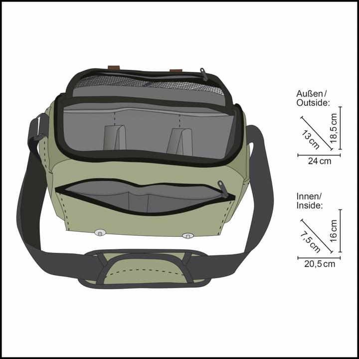 Image du produit mantona Sacoche pour appareil photo Milano piccolo (Sac à bandoulière pour appareil photo)