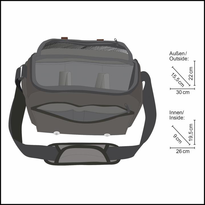 Immagine prodotto mantona Borsa fotografica Milano grande (Borsa a tracolla per fotocamera)