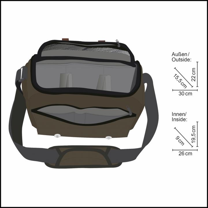 Immagine prodotto mantona Borsa fotografica Milano grande (Borsa a tracolla per fotocamera)